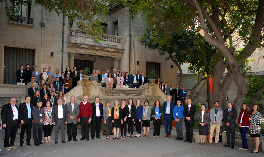 Members of the AJCU International Education Conference at Universidad Alberto Hurtado in Santiago, Chile in November 2017 (Photo by Universidad Alberto Hurtado)