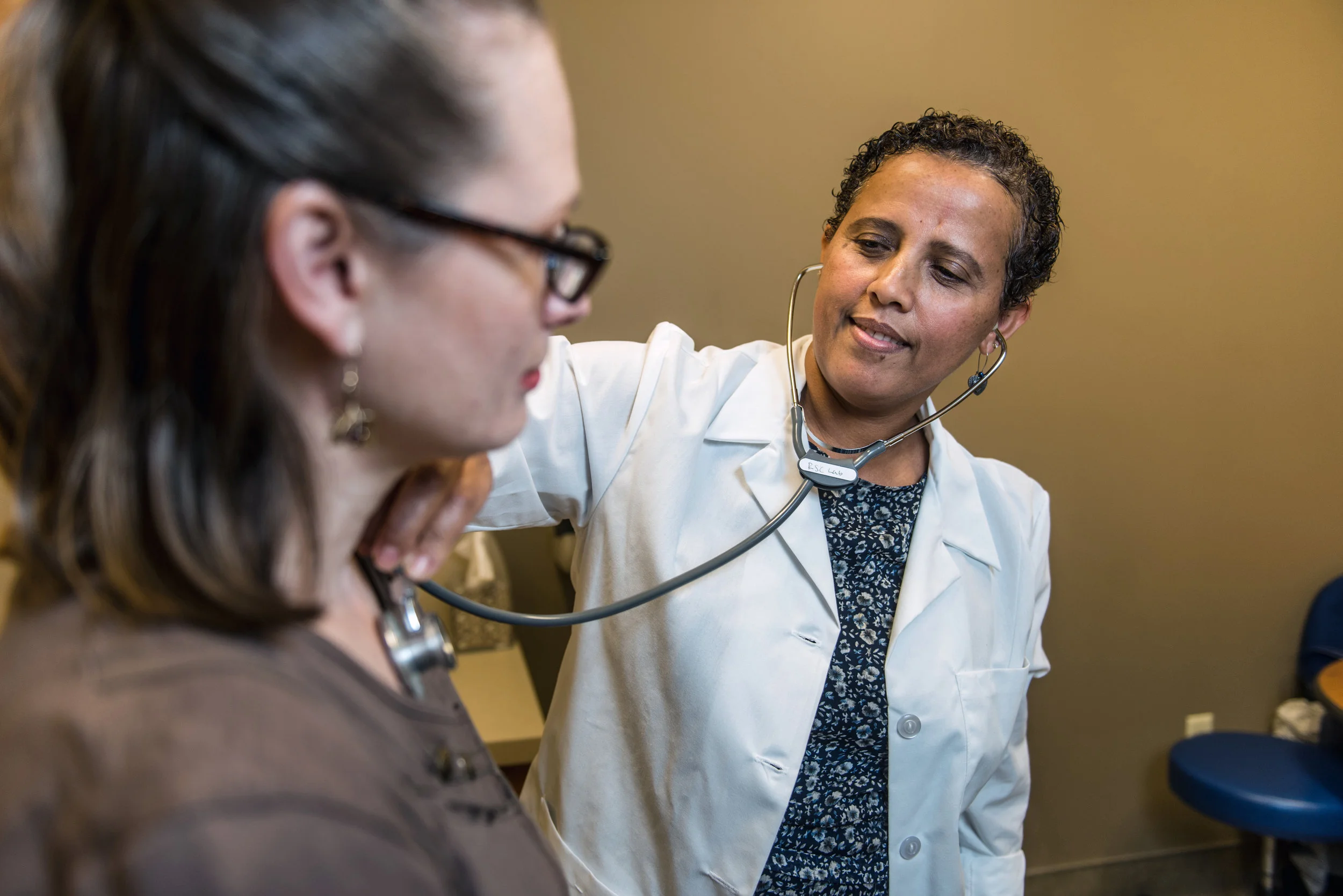A Gonzaga nursing student in action