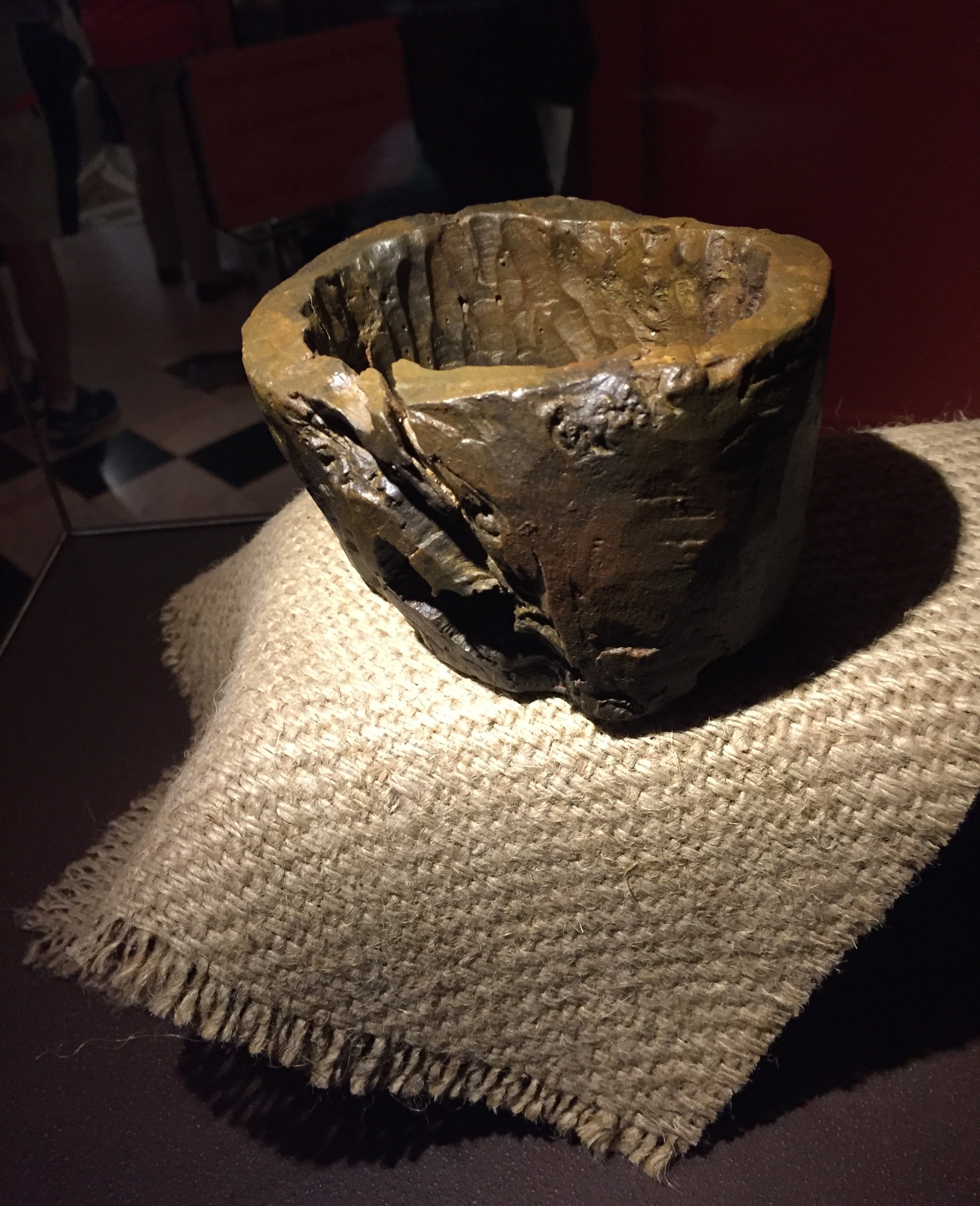 St. Ignatius used this bowl to collect money for the Society of Jesus (photo courtesy of Loyola University Maryland)