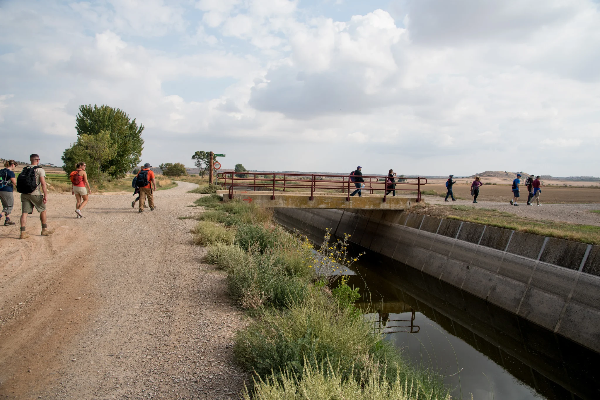 Photo by Fordham University students during a recent Ignatian Camino trek.