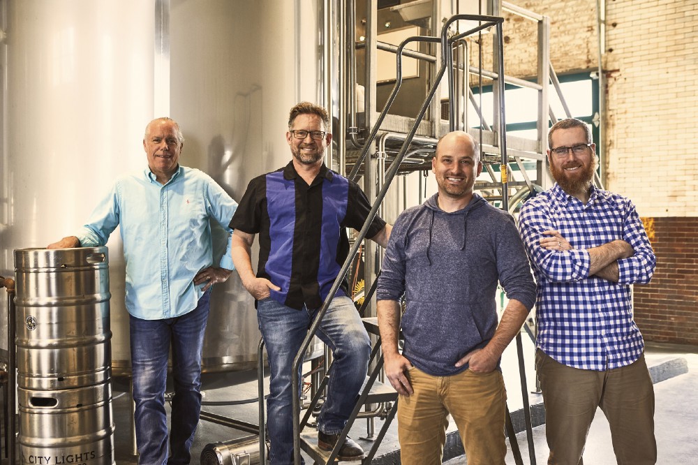 From left: Robin Gohsman, Jim McCabe, David Dupee and Joe Yeado (photo by Marquette University)