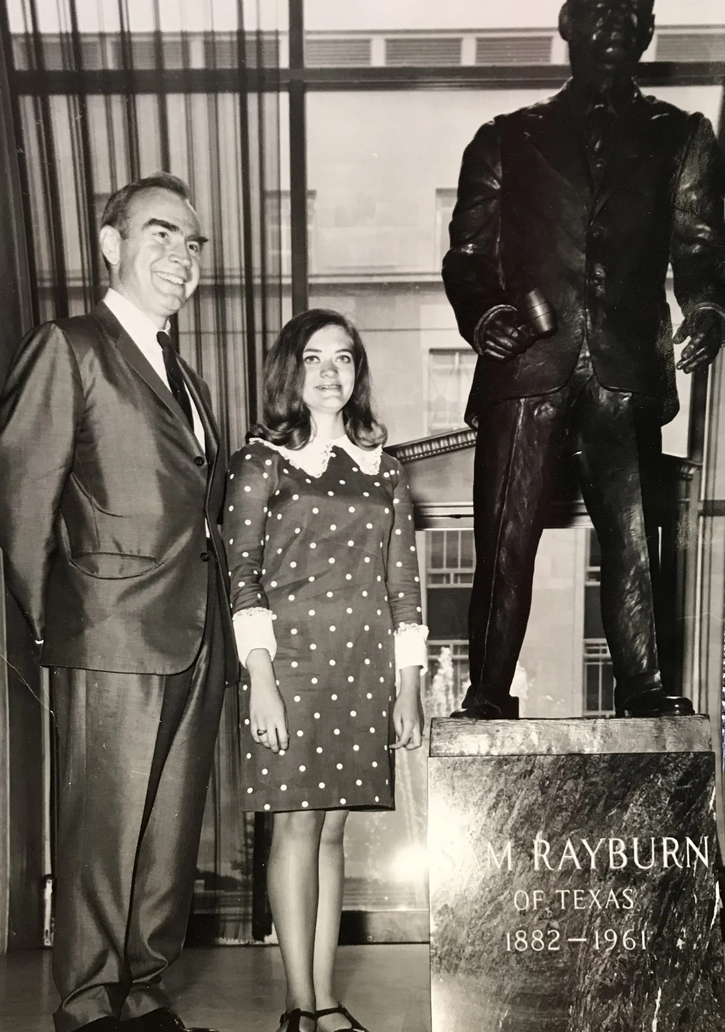 Cyndy with former Speaker of the U.S. House Representatives, Jim Wright (c. 1970s)