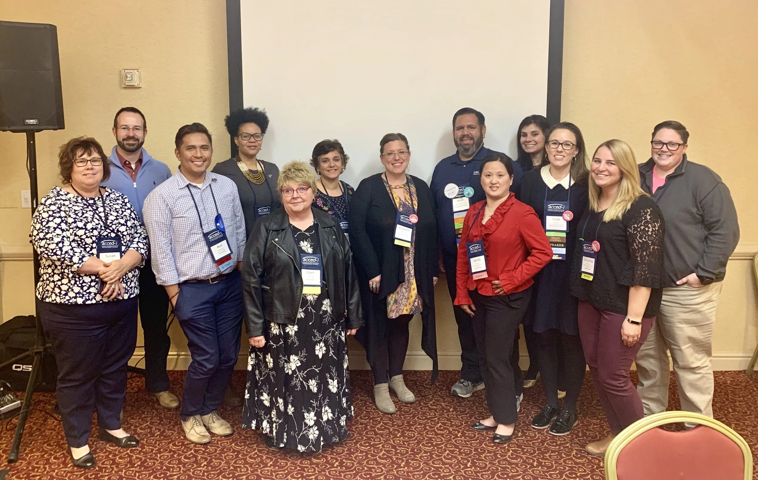 Members of the AJCU Conference and Event Professionals Conference met at the Wyndham Grand Pittsburg Downtown Hotel for their annual meeting on March 25, 2019 (photo courtesy of Trish Carlson)