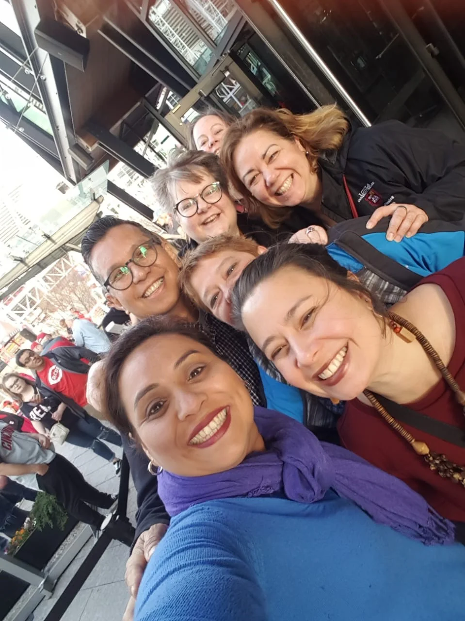 Members of the AJCU Conference of Campus Ministry Directors met at Xavier University for their annual meeting in March 2019 (photo courtesy of Helen Wolf)