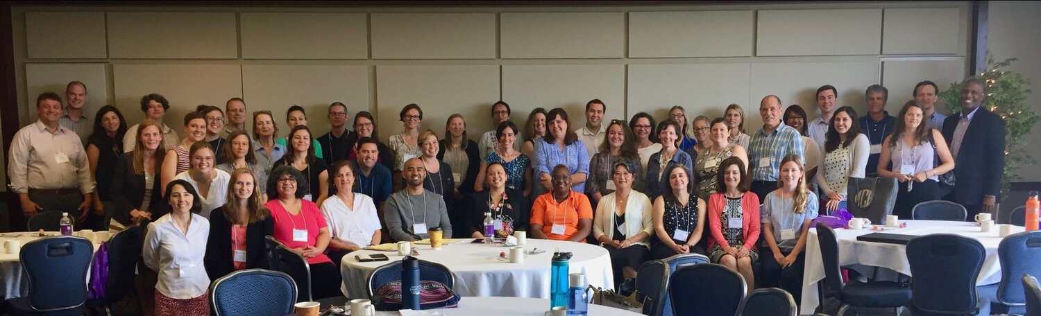 MEmbers of the AJCU Service Learning Professionals Conference at their 2019 Gathering at the College of the Holy Cross