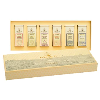 Šešių skirtingų arbatų dovanų dėžutė - Florencija