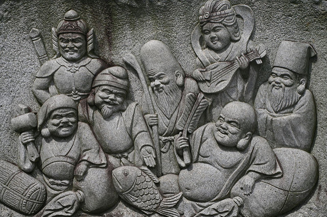 Japan's 7 gods of fortune. Photo by Flickr:@Steve 