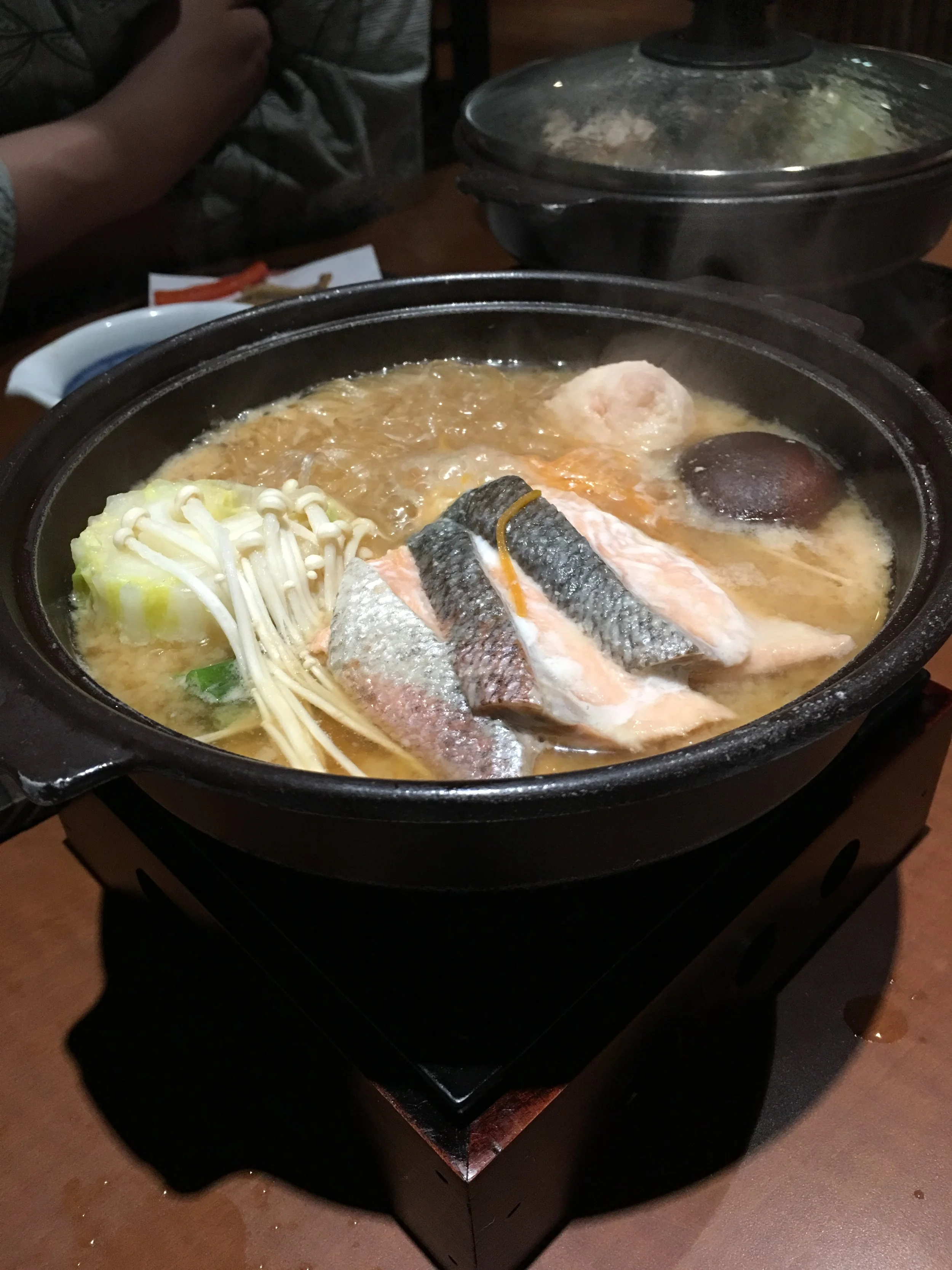 Habitually produced Japanese hotpot warmed my body and soul along with an organic savory delight.