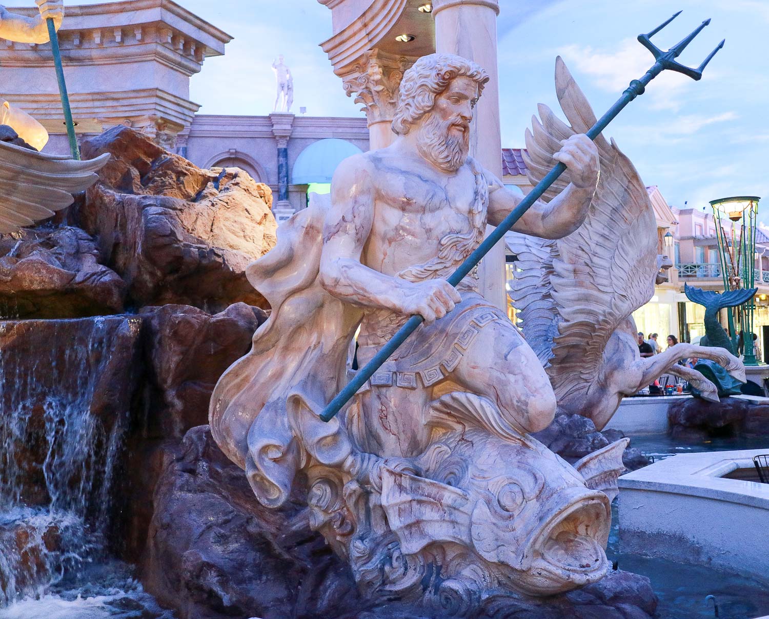 Poseidon Statue at Caesars Palace