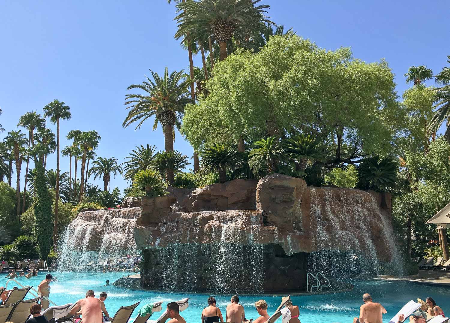 Hotel pool at The Mirage