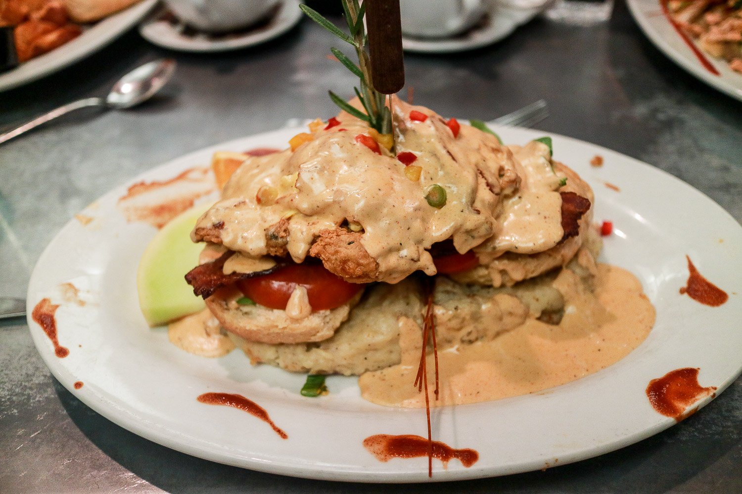 The Infamous Chicken Benedict, Hash House a Go Go, Linq Hotel