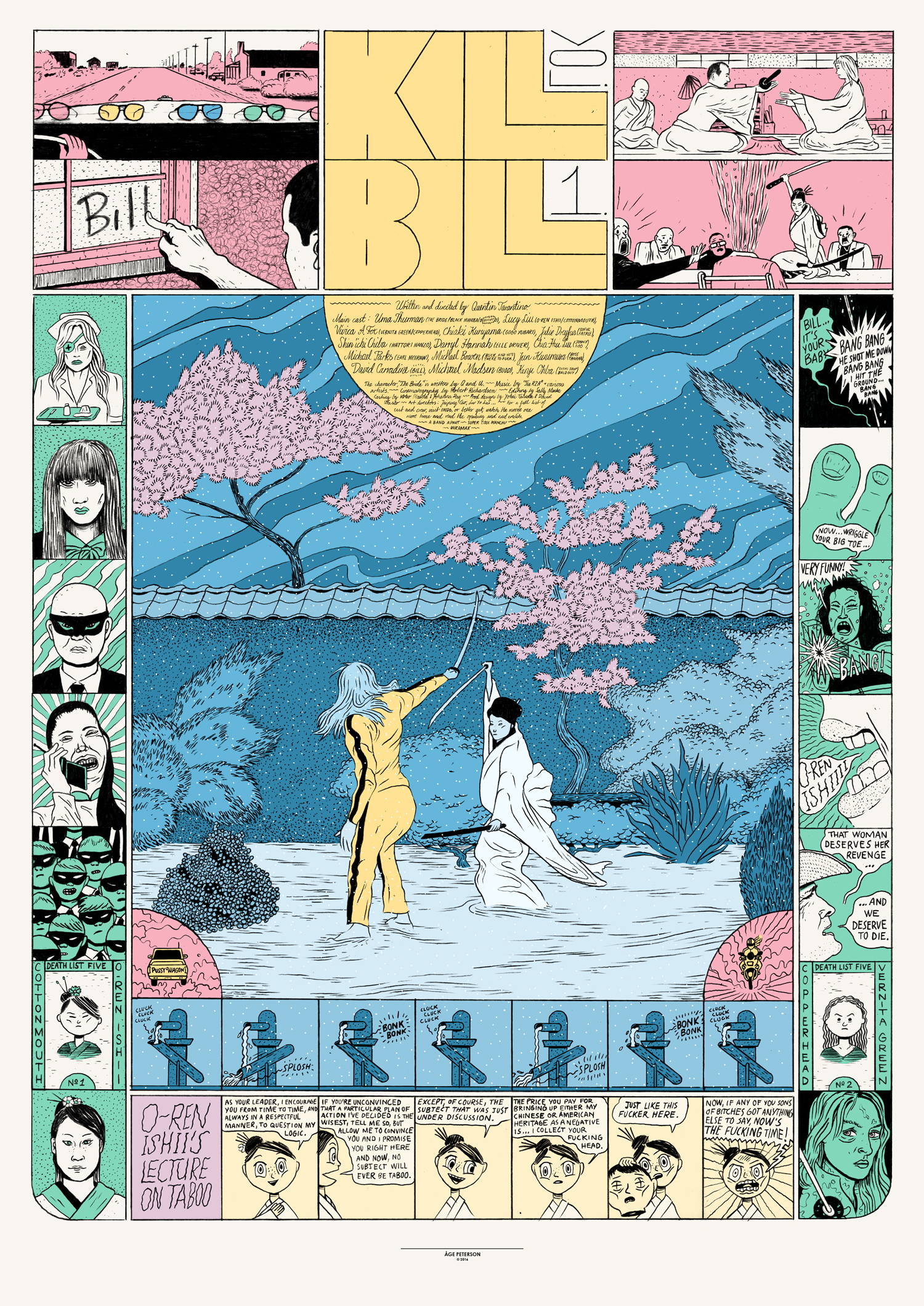 Kill Bill Vol. 1 (2003), directed by Quentin Tarantino.