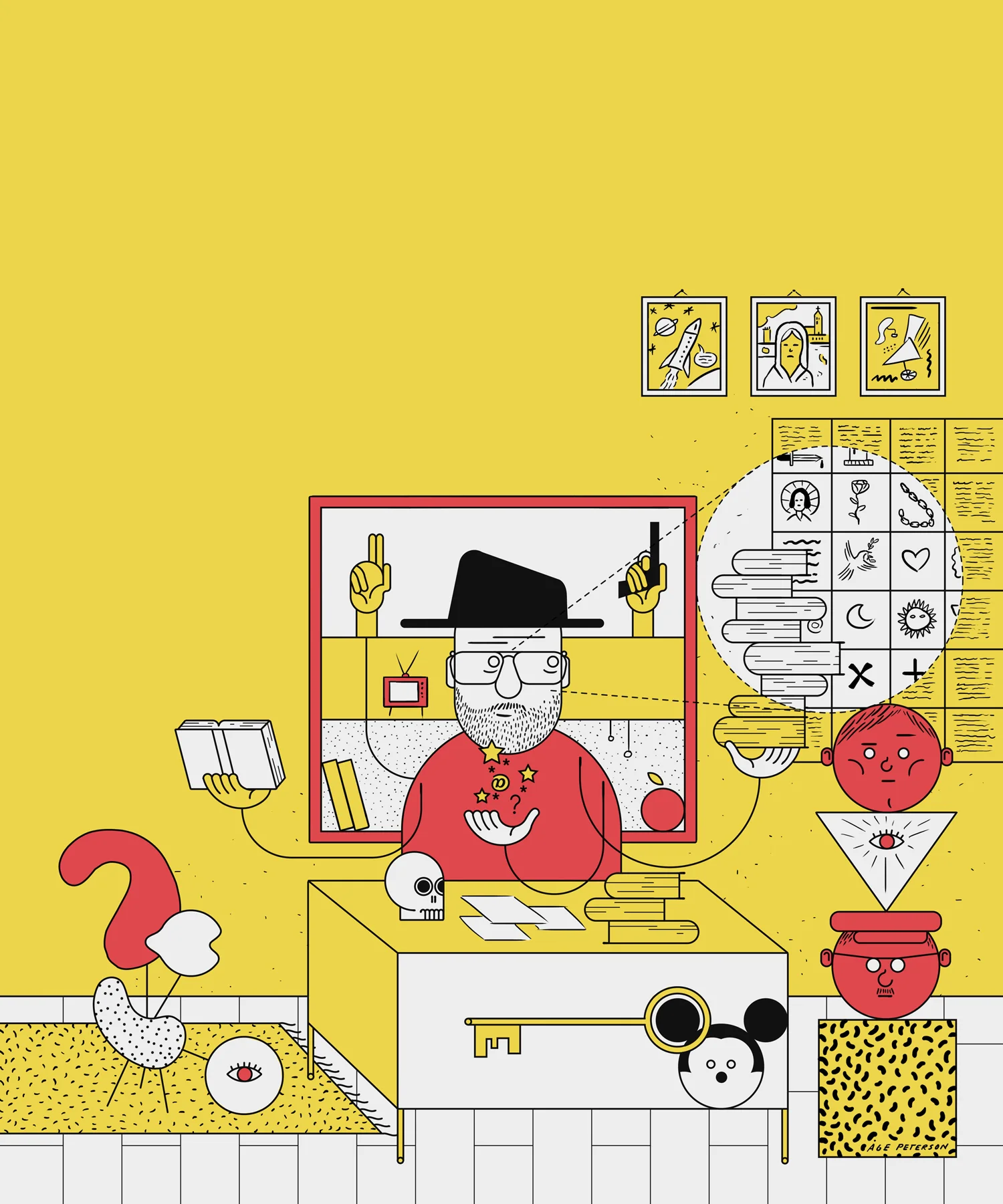 Cover illustration without typographic elements.