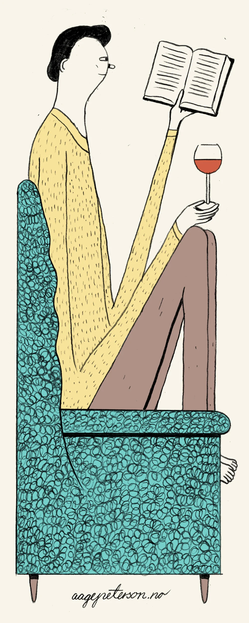 Instead of a business card, I've made something people actually can use as an object; a bookmark. (October, 2016)