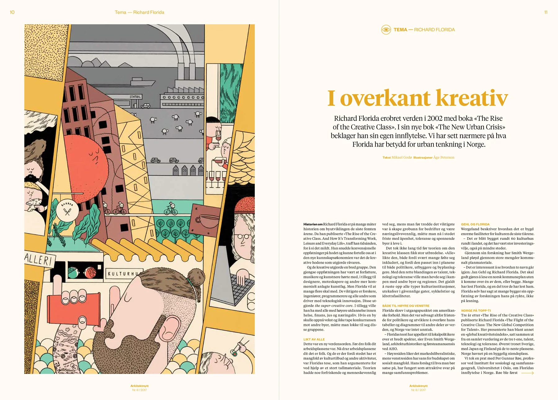 Cover and opening spread. Design by Bielke&Yang and editorial design for this issue, by Erland Banggren.