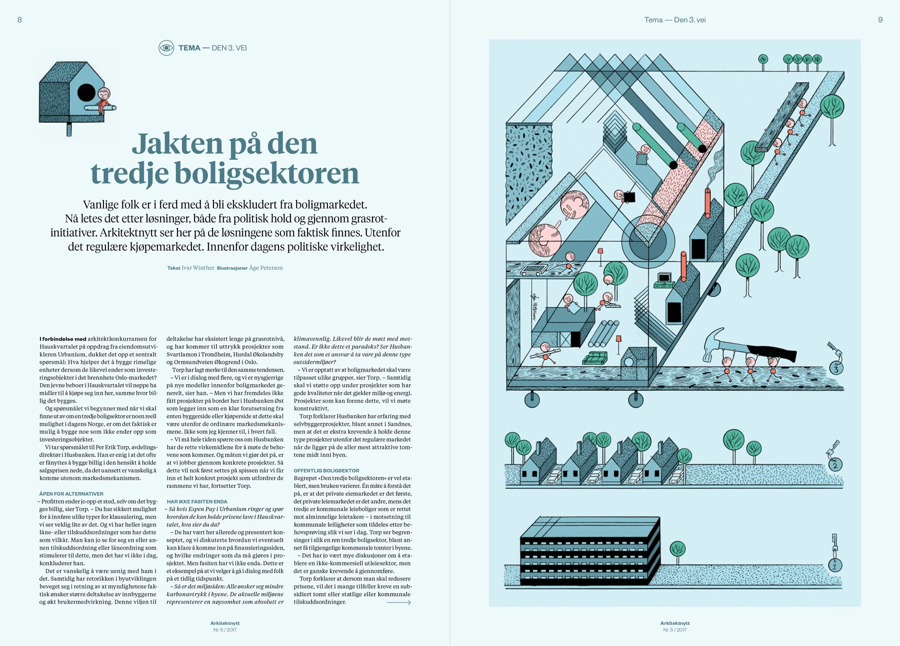 Cover and opening spread. Editorial design by Bielke&Yang .