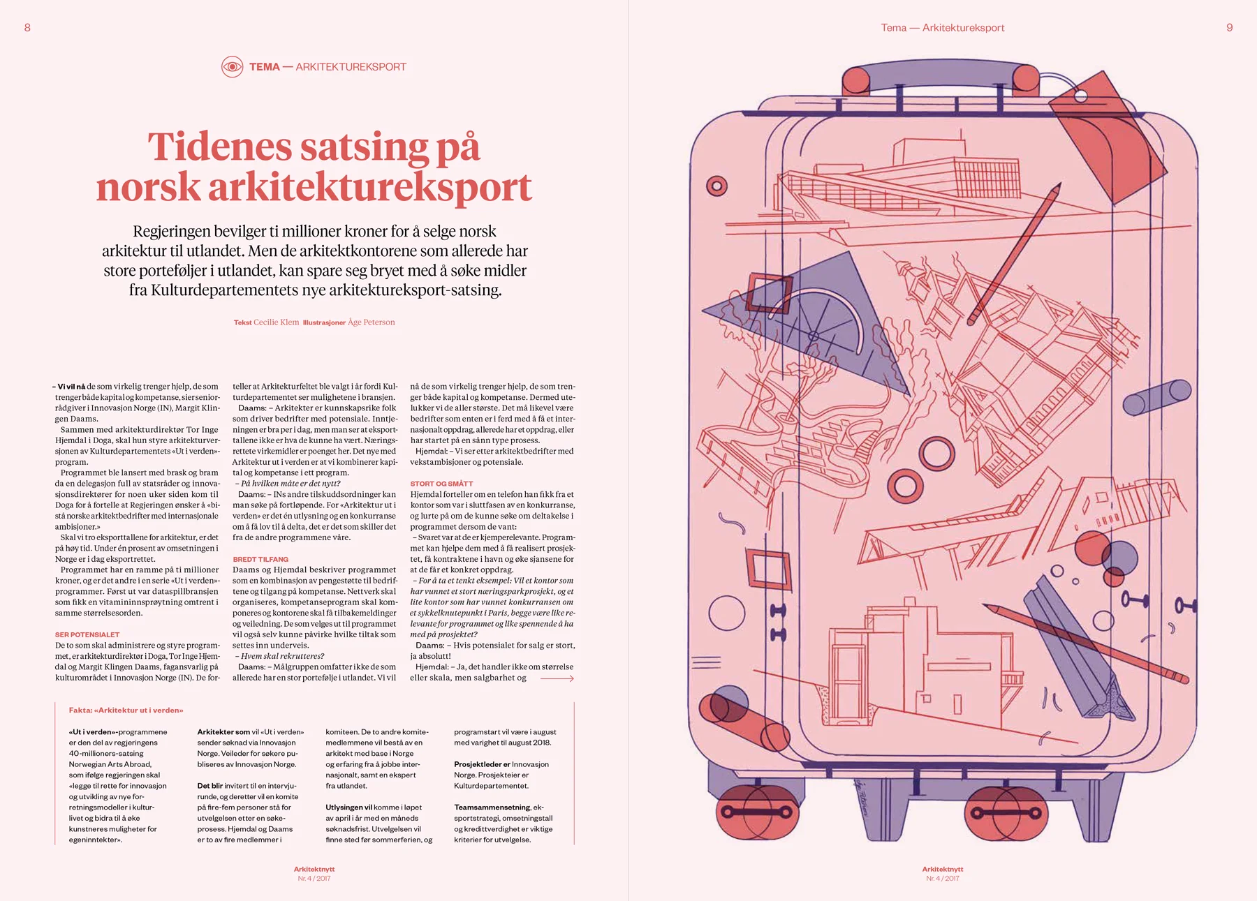 Cover and opening spread. Editorial design by Bielke&Yang .