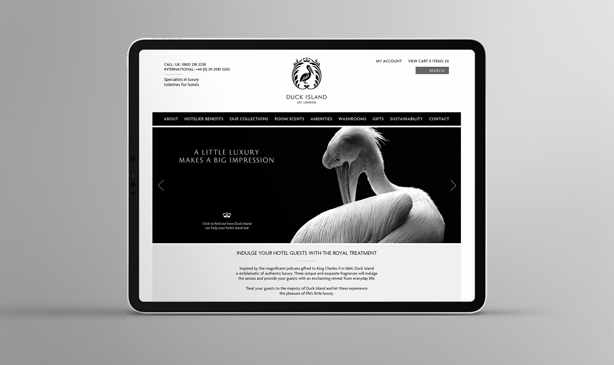 Duck Island Andy Bain luxury branding design