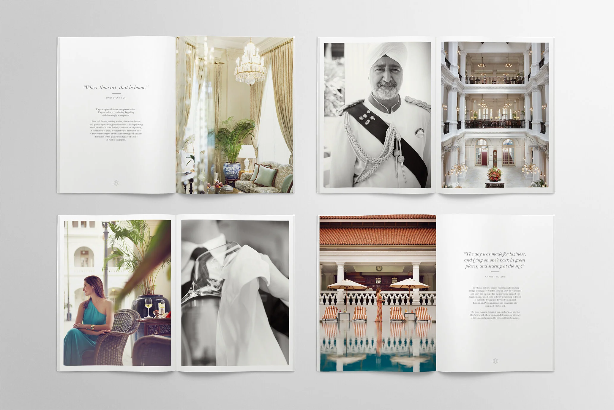 Raffles Hotel Andy Bain luxury branding design