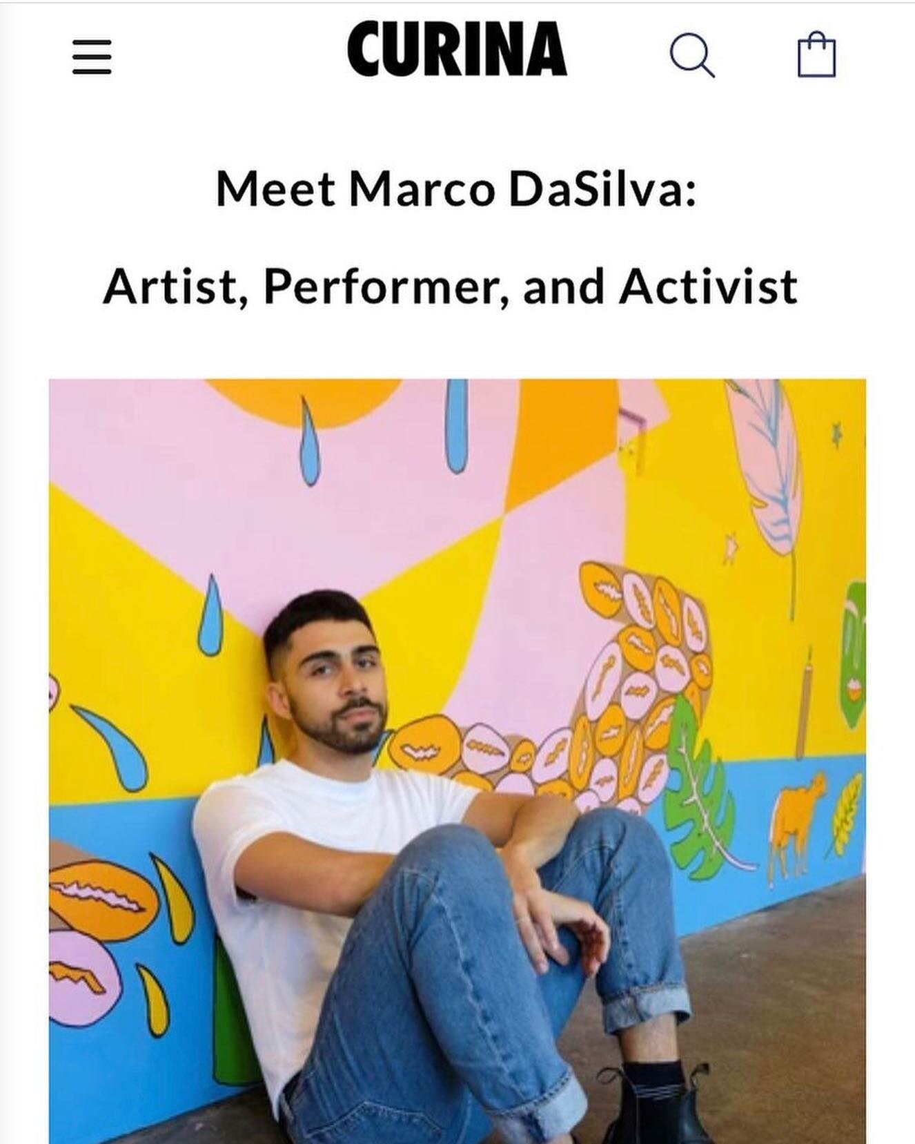 This beautiful feature of ✨ Marco DaSilva in @curina.co // Come see Marco&rsquo;s work on view at BEVERLY&rsquo;S as part of DAZZLE featuring Marco DaSilva / Hayley Martell / Sheryl Oppenheim ✨ 

@quaintstruggle @curina.co @beverlysnyc #marcodasilva 