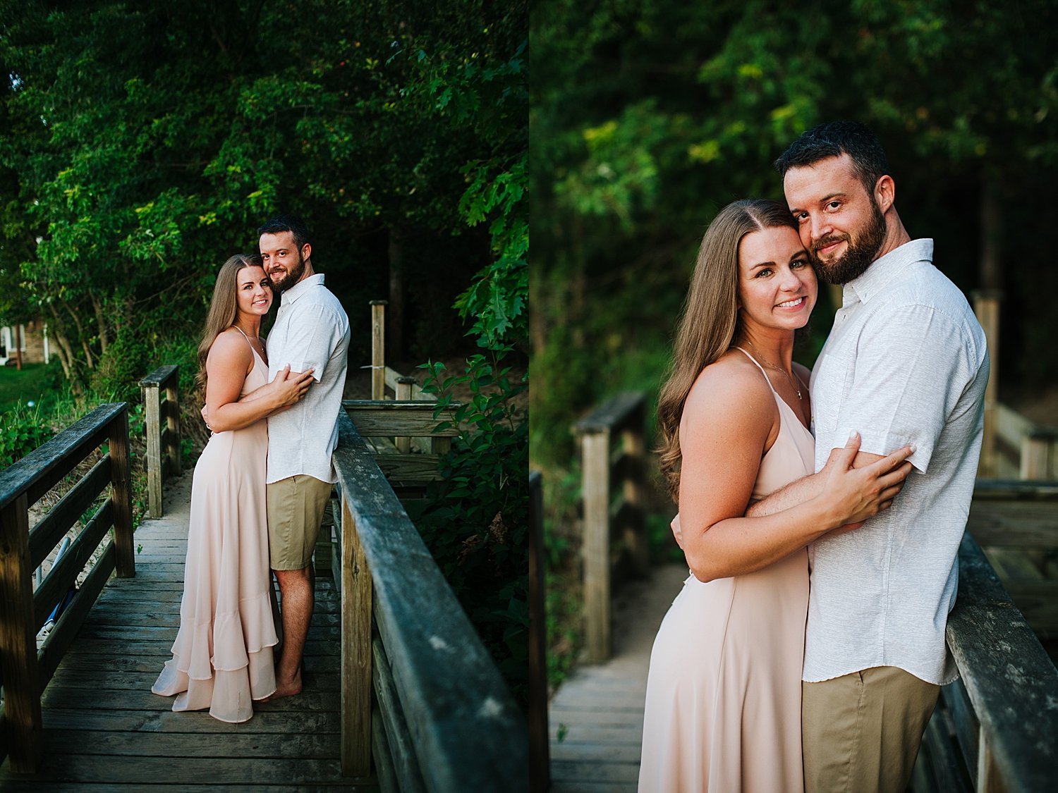 L+W Lake Michigan West Coast Sunset Engagement Union Pier wedding photographer11.jpg