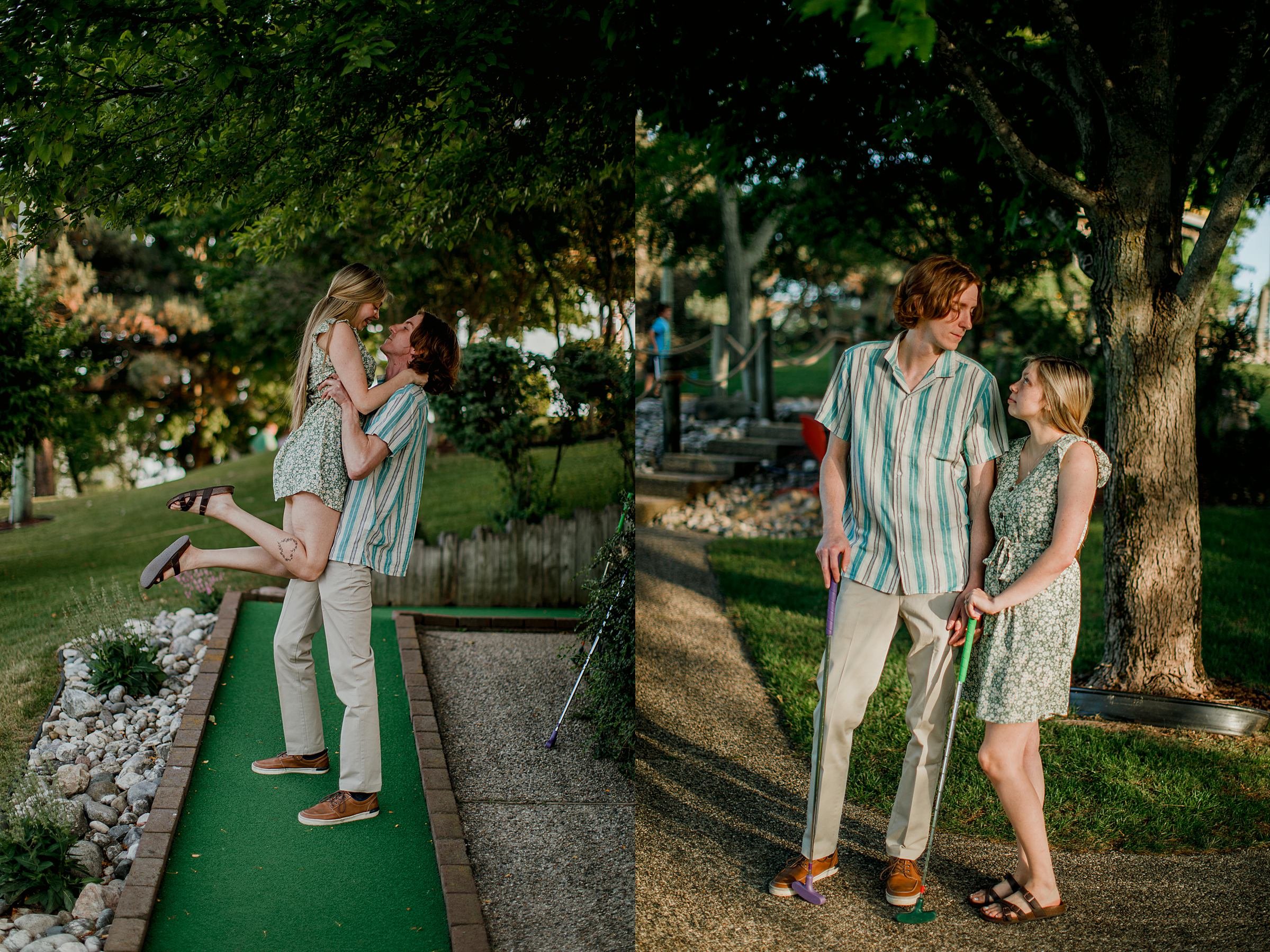 Muskegon Putt Putt Golf Engagement Session3.jpg