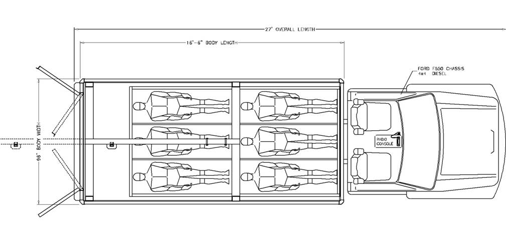 Cadaver Transport Vehicle Copyright - Mortuary Response Solutions ®