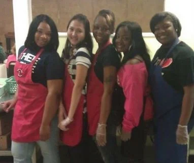 alpha lambda delta members at jackson state university giving back to their community