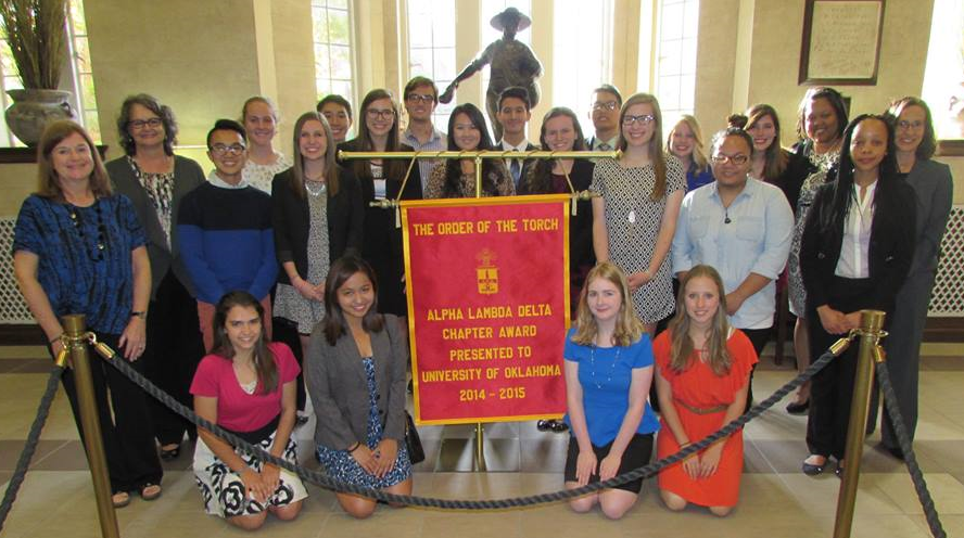 the university of oklahoma receiving the order of the torch award