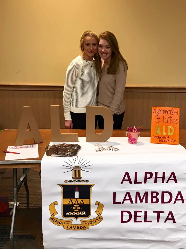 clemson university's alpha lambda delta information table