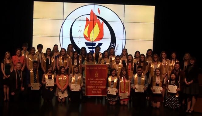 university of wisconsin - eau claire induction ceremony