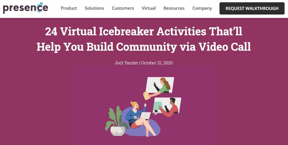 24 Virtual Icebreakers