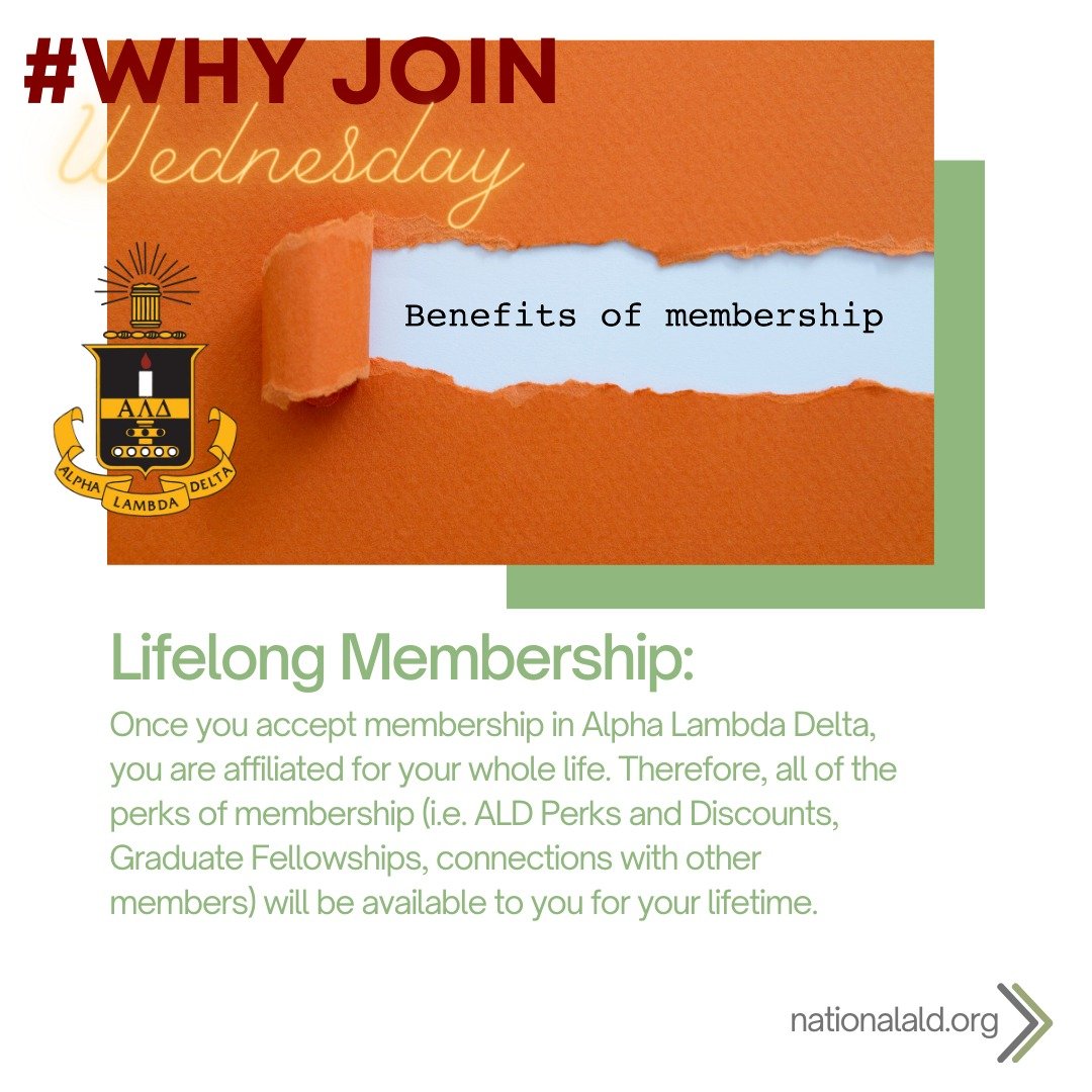 Membership in ALD is for your lifetime. There are no recurring dues and no participation requirements. ALD members and alum can participate in our programs such as ALD Perks, Graduate Fellowships, &amp; ALD Leads Certified well beyond their college y
