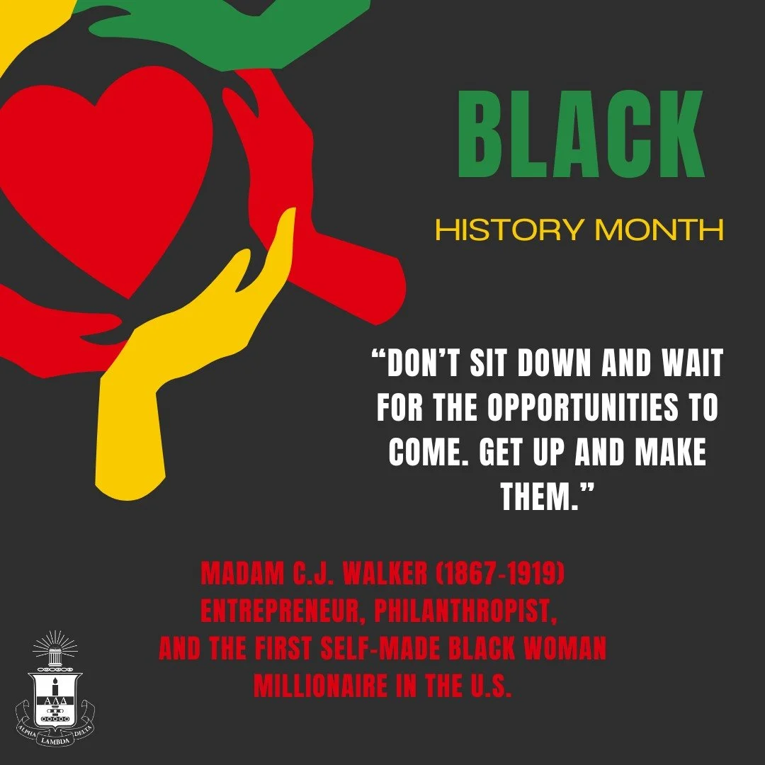 Madam C.J. Walker words continue to inspire leadership, activism, and progress! #BlackHistoryMonth #LegacyOfExcellence