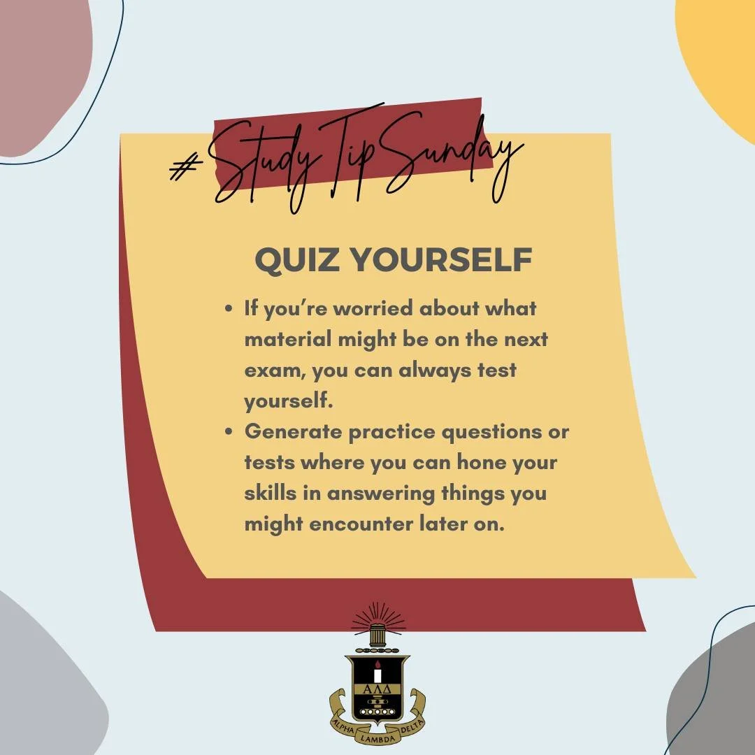 You've heard of pop quizzes, but have you ever heard of quizzing yourself? If you are studying for a hard exam, one technique you can try is giving yourself practice tests. Answering practice questions can improve your understanding of tough topics a