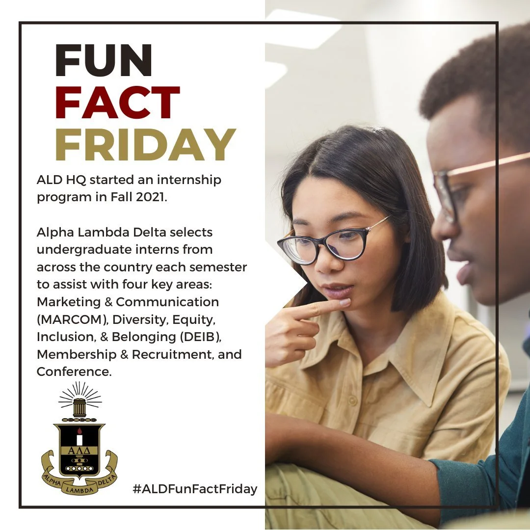 Our internship program provides an opportunity to delve into several key departments within ALD Headquarters and can add a transformative layer to your college experience (and resume)! Learn more about it at nationalald.org/interns.
#FunFactFriday
#A