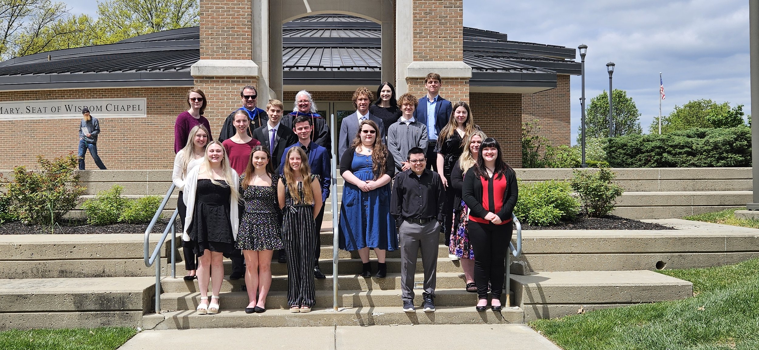Thomas More University Spring 2024 induction with keynote speaker haverkos.jpg