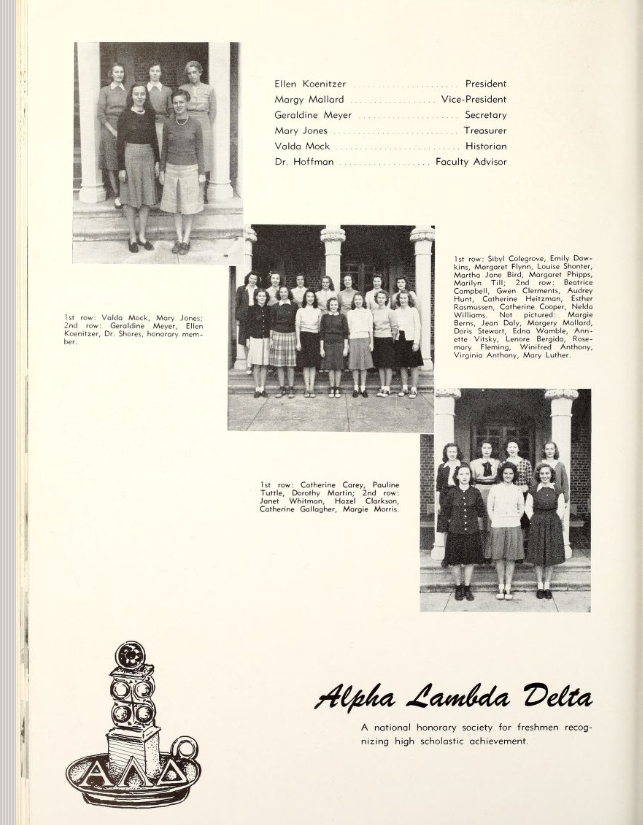 FSU Flastacowo 1947 yearbook page