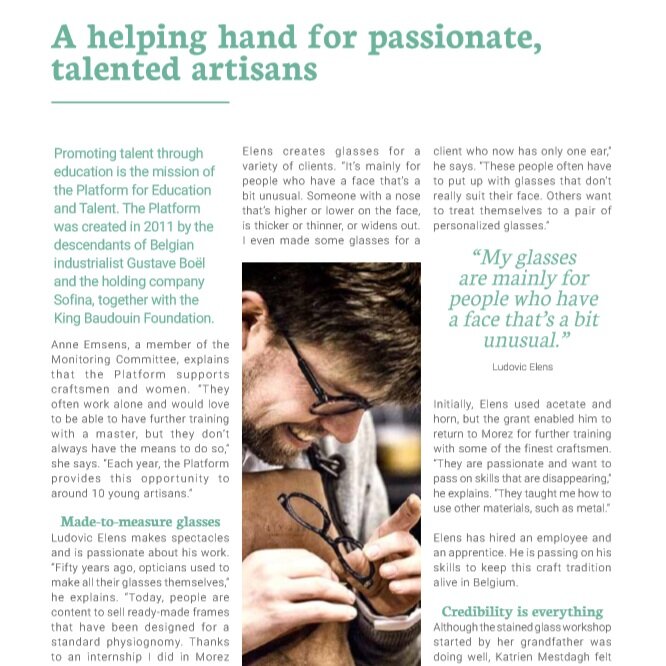 A helping hand for passionate talented artisans