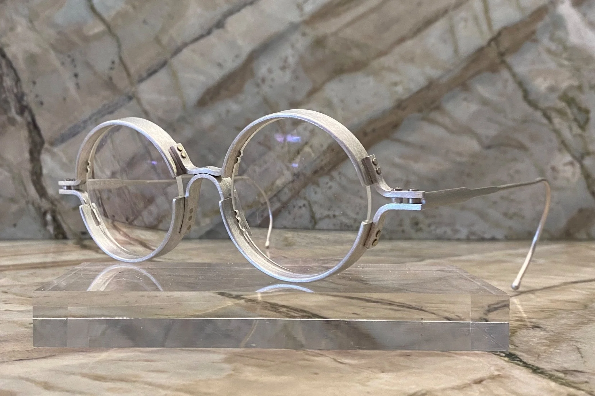 Lunettes sur mesure en métal