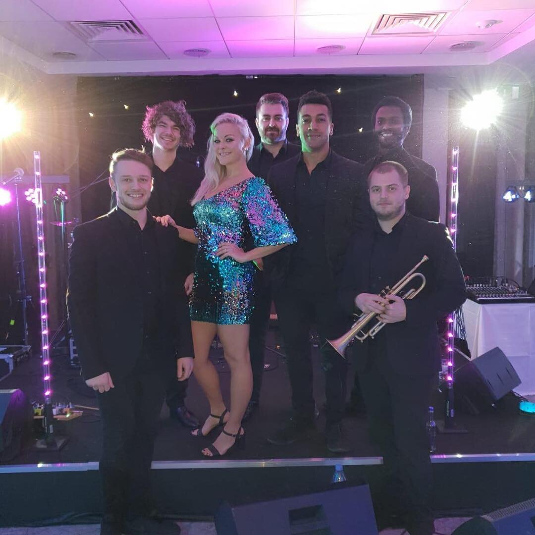 The Good Times Band in action last weekend for a Christmas party at @doubletree 🎺🎙🎸