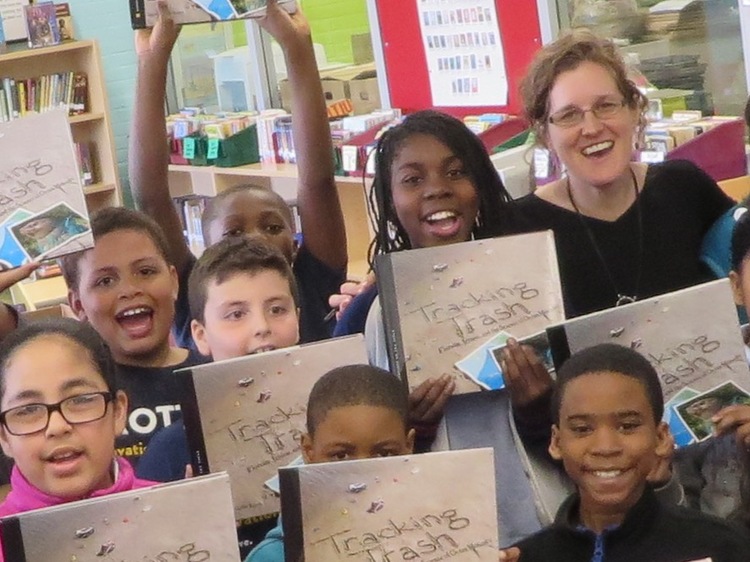 Loree Griffin Burns at Umana Academy in East Boston