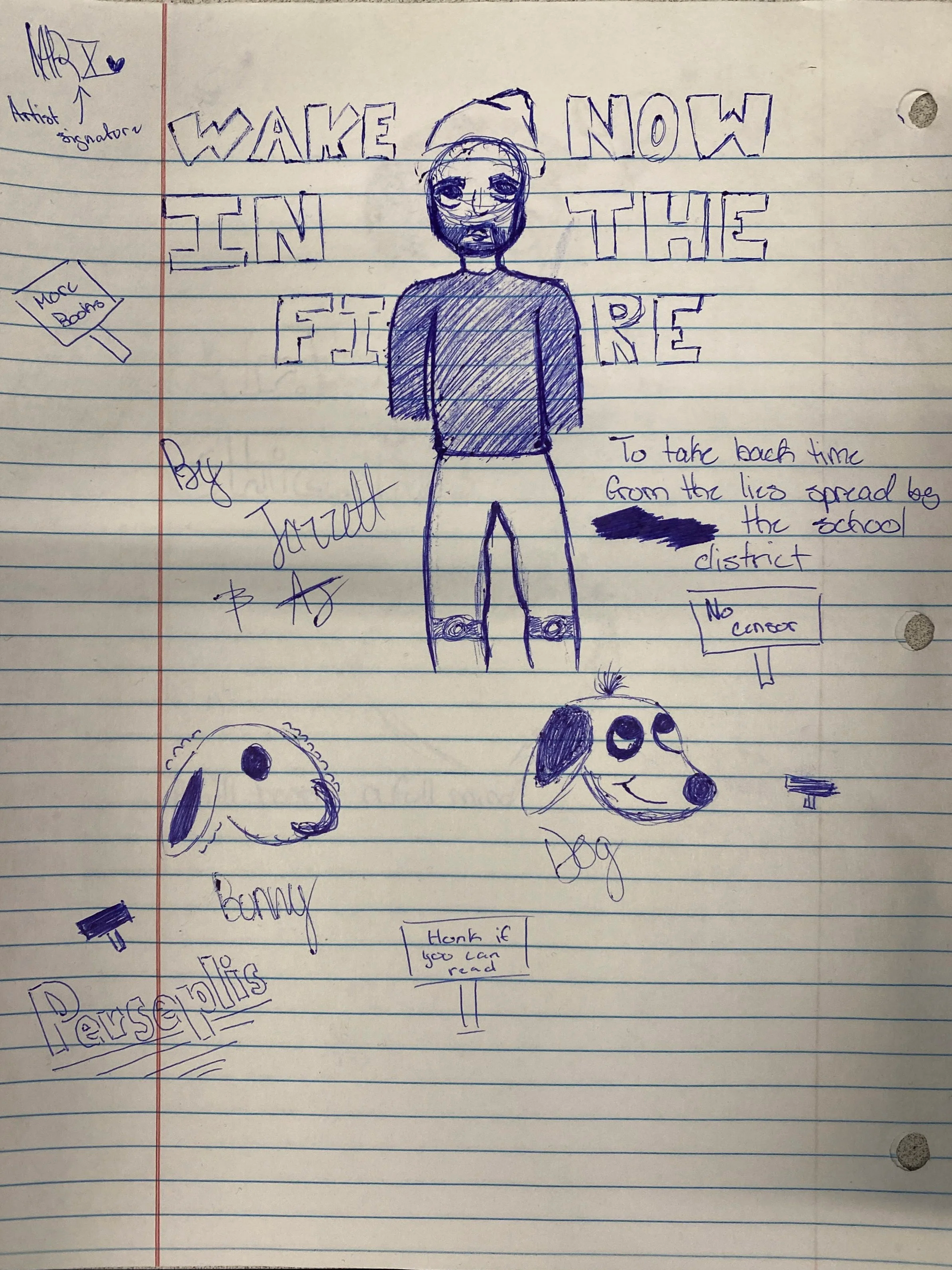 Jarret Dapier's visit at Boston Latin Academy in Dorchester inspired this doodle (Copy)