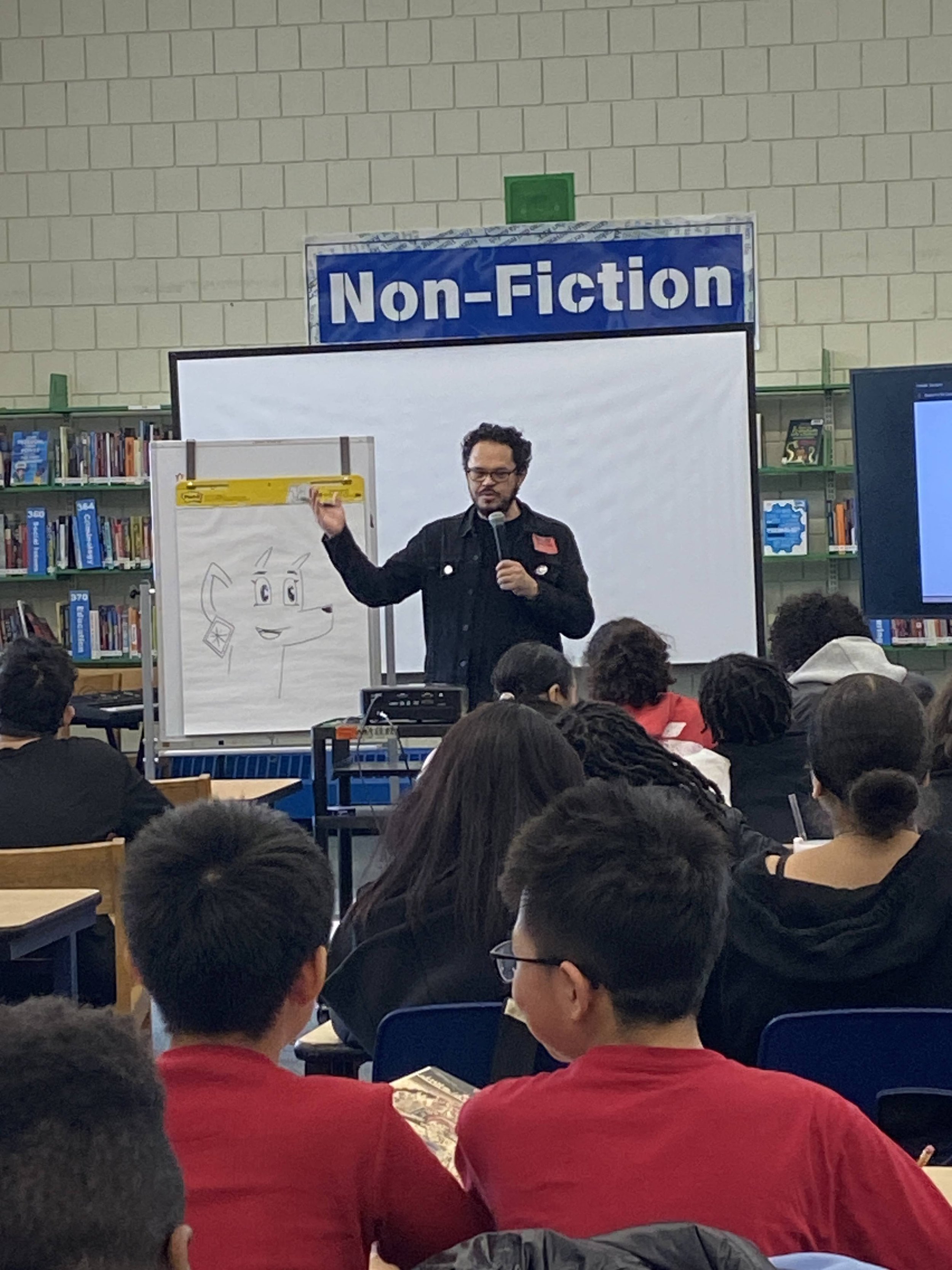 Raul the Third at Charlestown High School 