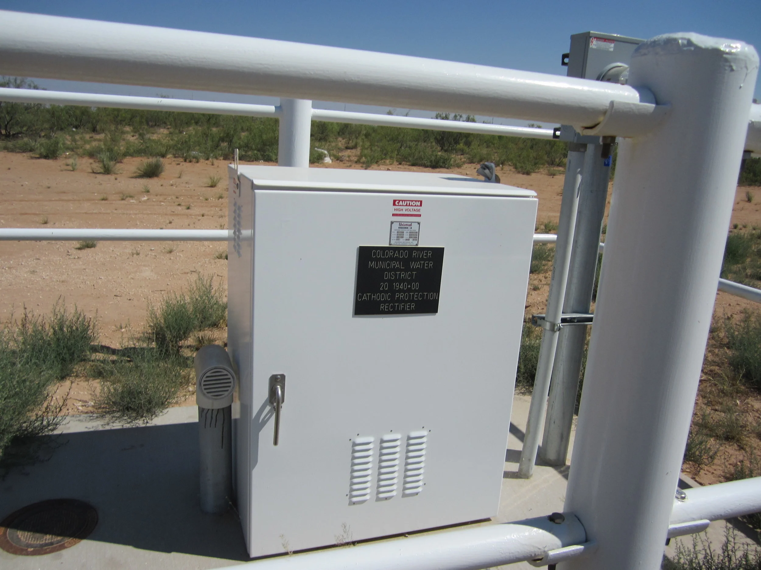 CRMWD’s Ward County Transmission Pipeline runs from a base station to a terminal storage reservoir and is 41 miles in length.