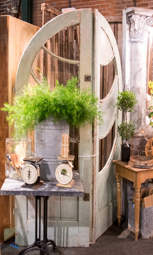 Desirable Junk featured beautiful arched doors at the City Farmhouse Pop Up Fair | June 2017 | Franklin, TN