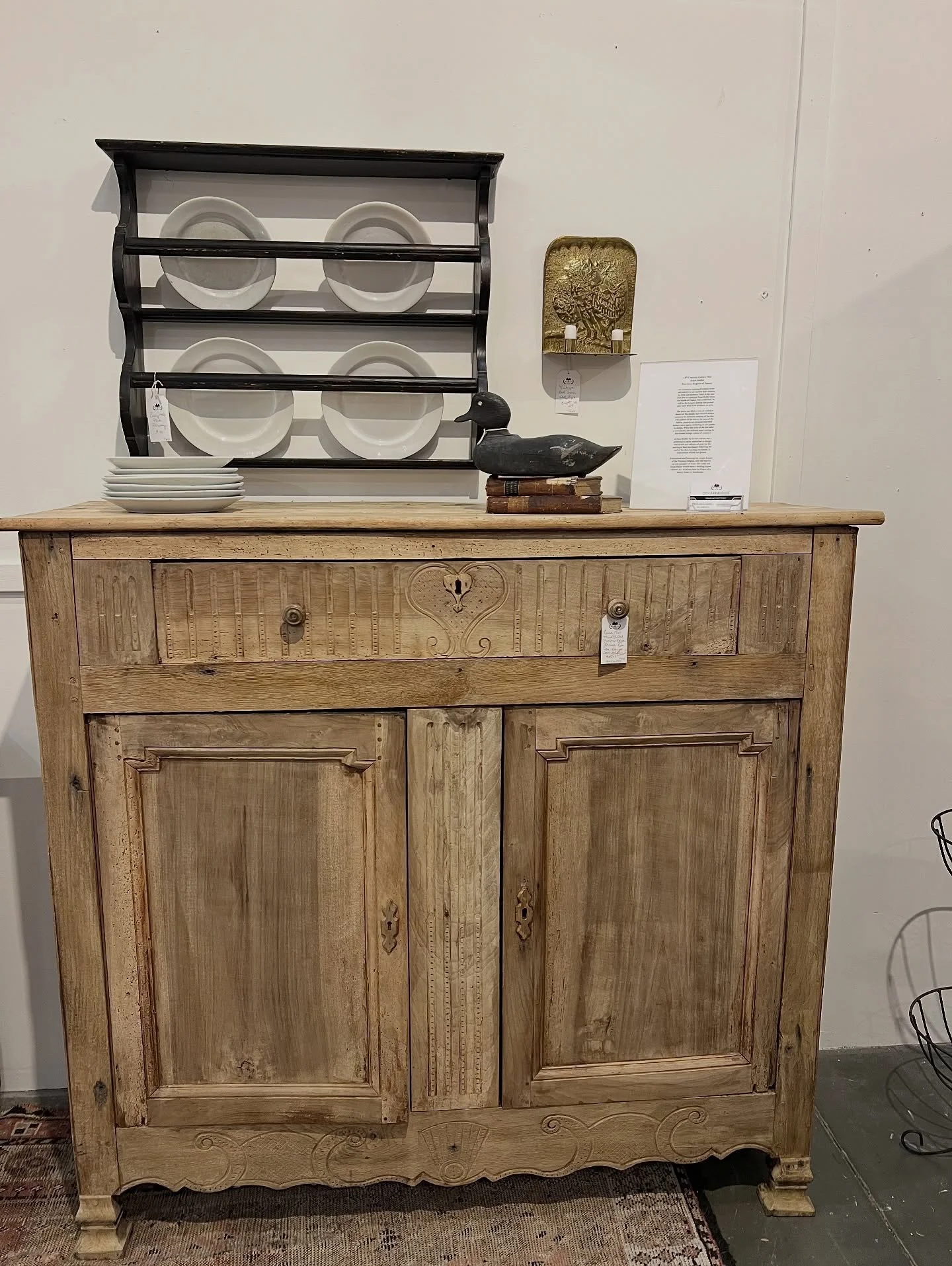 Plotting some booth changes @gaslamptoo and you can benefit from those changes now! Like this gorgeous 1800s unique French hunt buffet on sale! And that&rsquo;s not all! Stop by and snag those deals before we take it all away. And stay tuned for the 