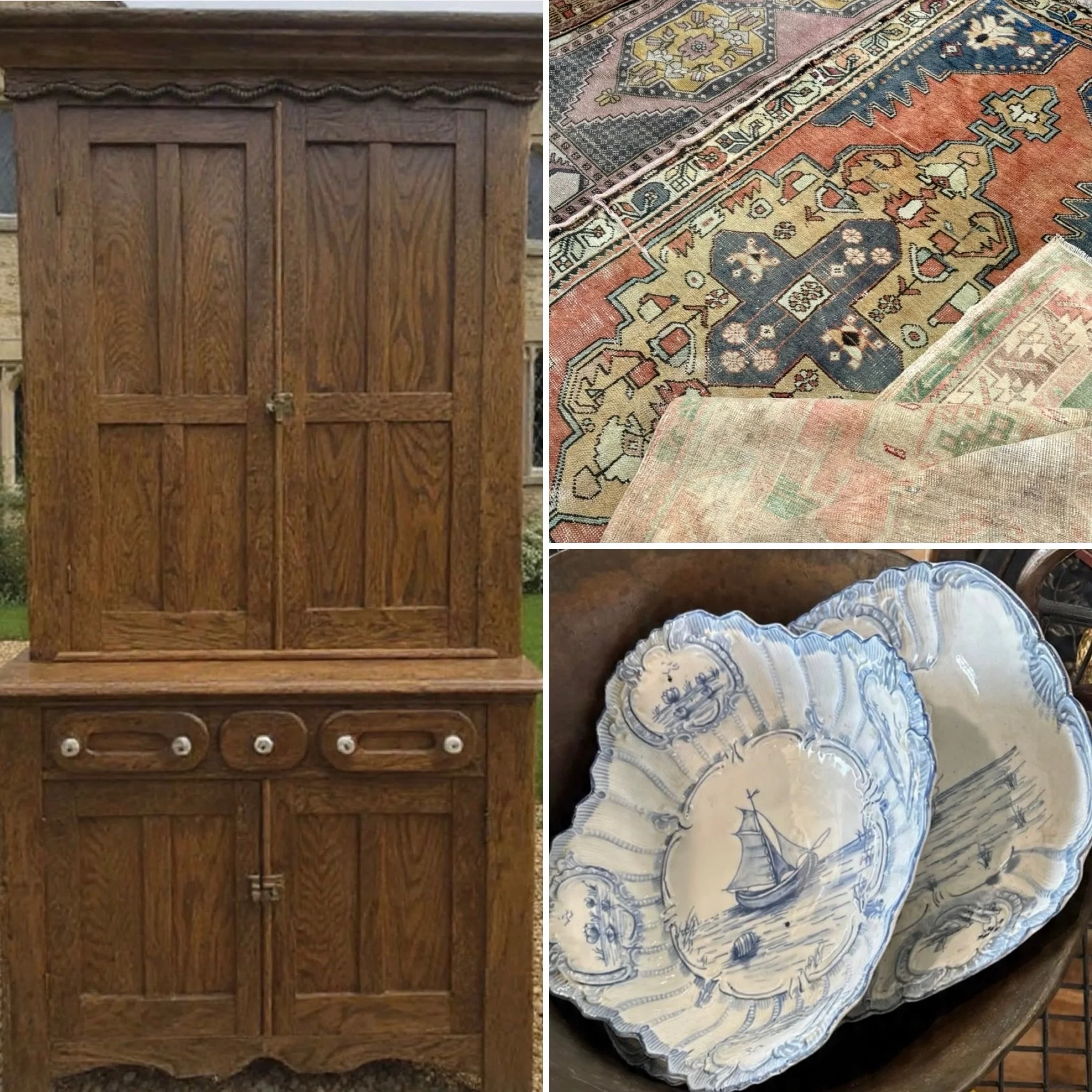 A sampling of the beautiful antiques offered by @rubyridgecollection at the upcoming City Farmhouse Vintage Fling, next weekend June 12-13!

For those of you who are in the market for rugs, skip the big box stores and online shopping sites and opt fo