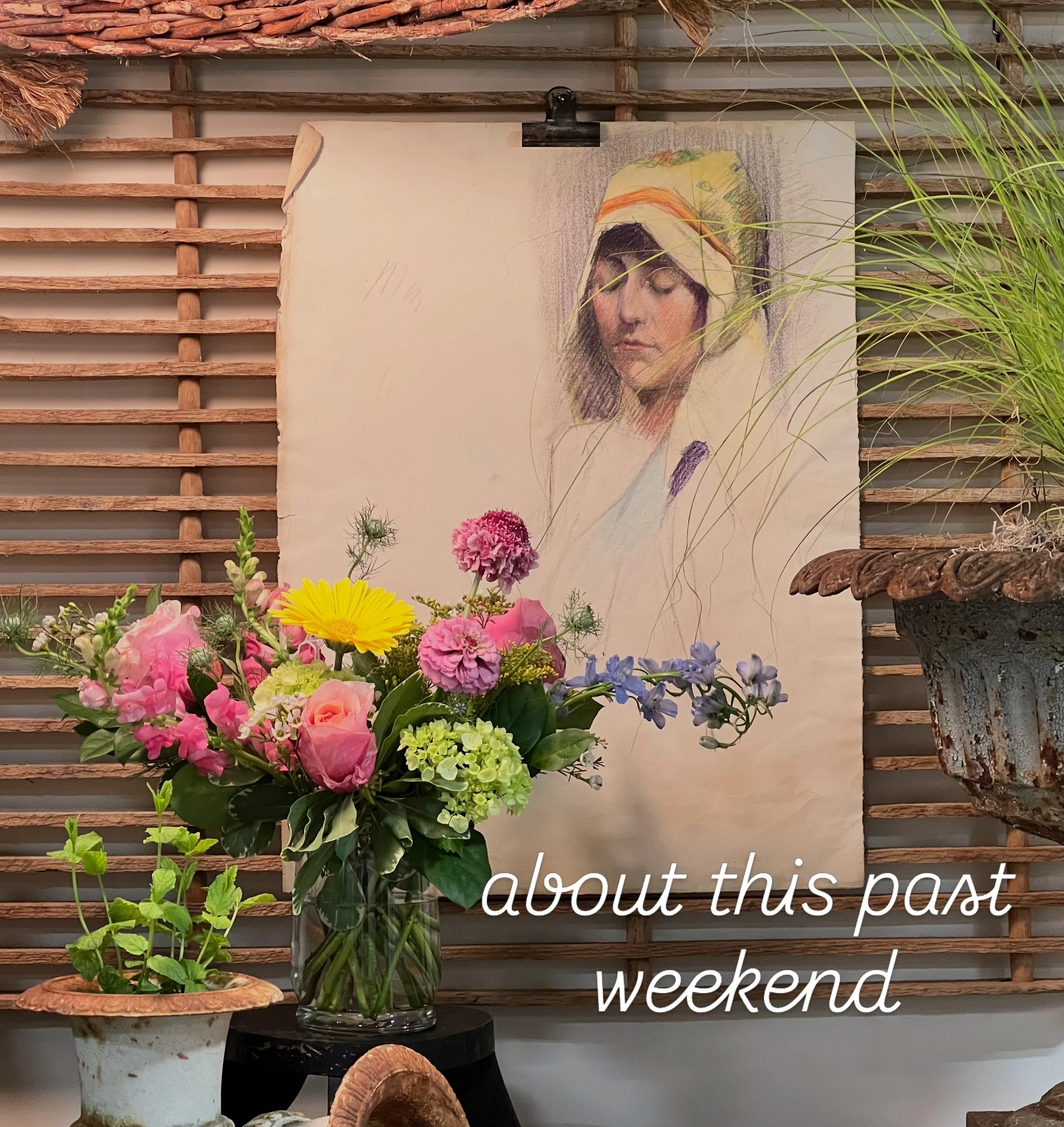 What happened this past weekend was a beautiful slice of life to witness. It was much more than folks happily discovering amazing antiques for their homes (although that was amazing!). It was God story after God story and catchup  stories for two ful
