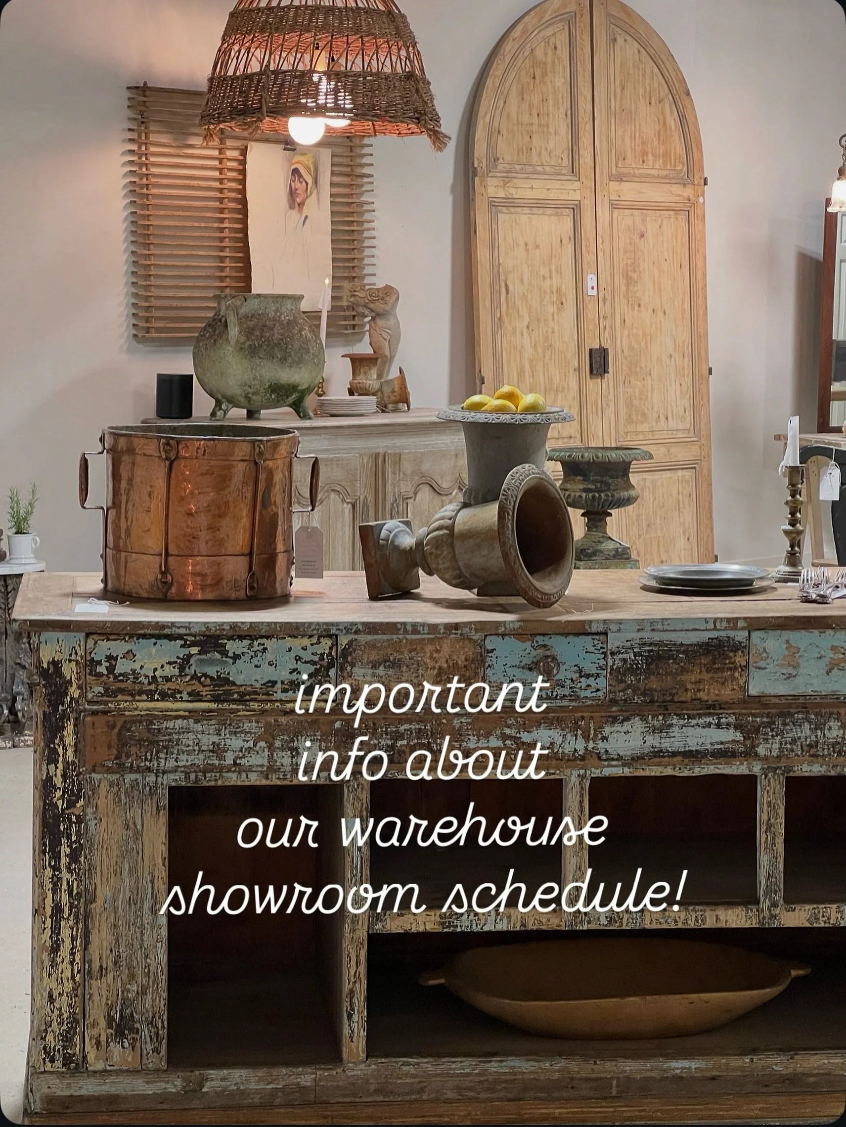 Wow! You completely brought the house down at our first City Farmhouse warehouse and showroom opening! 🙌

Your amazing response made us realize something: we can&rsquo;t heavily restock this curated space every single week. Tracking down those authe